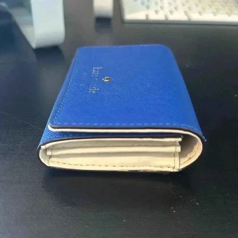 Kate Spade Mini Wallet / Card Case Cobalt Blue​